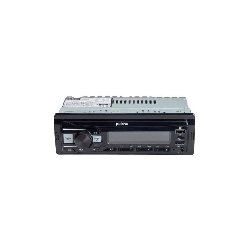 Автомагнітола PULSO RGB, USB, FM, RCA, LCD-дисплей, 4х50 Вт (P110611)