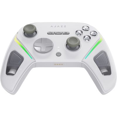 Геймпад Ajazz GP100 2.4G/BT/USB Switch/PC/iOS/Android RGB White (GP100-W)
