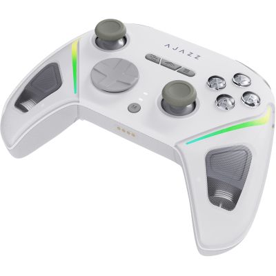 Геймпад Ajazz GP100 2.4G/BT/USB Switch/PC/iOS/Android RGB White (GP100-W)