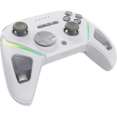 Геймпад Ajazz GP100 2.4G/BT/USB Switch/PC/iOS/Android RGB White (GP100-W)