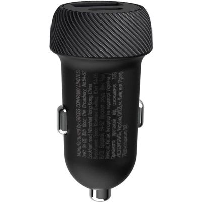 Зарядний пристрій ColorWay USB-C PD35W + USB QC3.0 car adapter (CW-CHA064PD-BK)