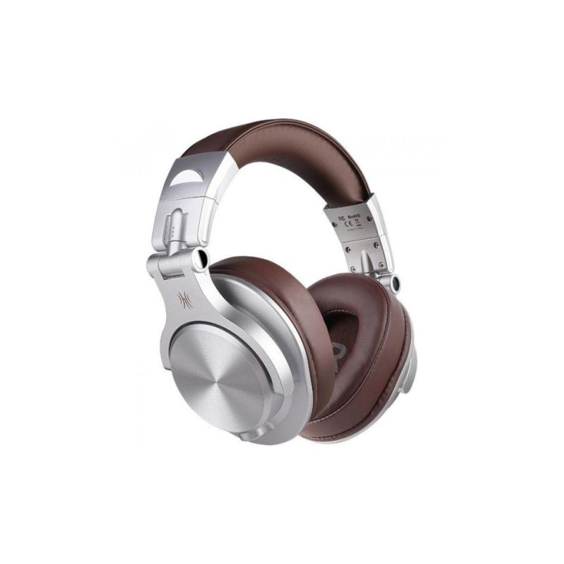 Наушники OneOdio Fusion A70 Bluetooth+3,5мм/6,35мм Silver/Brown (A70 Silver Brown)