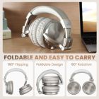 Наушники OneOdio Studio Pro C Bluetooth+3,5мм Silver (Pro C Silver)