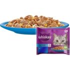 Вологий корм для кішок Whiskas тунець, лосось в желе 4х85 г (8410136025433)