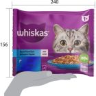 Вологий корм для кішок Whiskas тунець, лосось в желе 4х85 г (8410136025433)