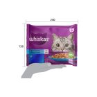 Влажный корм для кошек Whiskas тунец, лосось в желе 4х85 г (8410136025433)