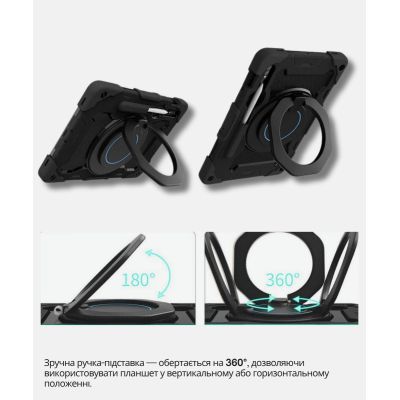 Чехол для планшета BeCover Stand Samsung Galaxy Tab S10 FE Plus (SM-X620/SM-X626) 13.1" Black (714564)