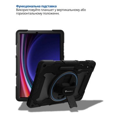 Чехол для планшета BeCover Horizontal handle Samsung Galaxy Tab S10 FE Plus (SM-X620/SM-X626) 13.1" Black (714568)