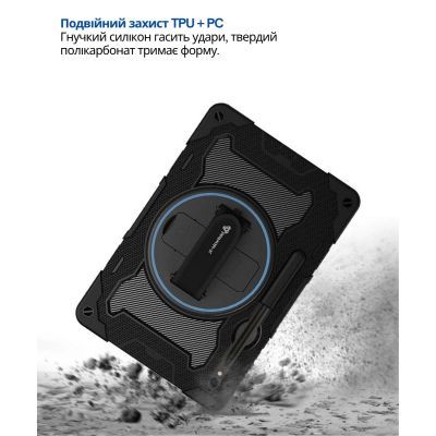 Чохол до планшета BeCover Horizontal handle Samsung Galaxy Tab S10 FE Plus (SM-X620/SM-X626) 13.1" Black (714568)