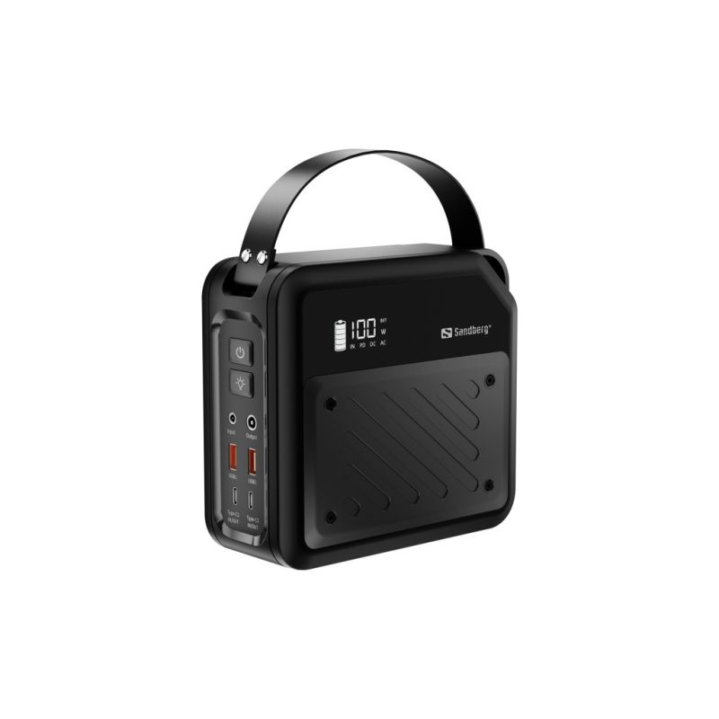 Батарея универсальная Sandberg 72000mAh max 268W, DC9,612,6V/10A, PD/100W(In/Out), LiMnFePO (421-22)