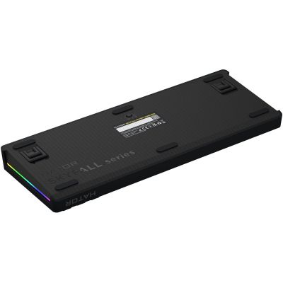 Клавиатура Hator Skyfall 65 Pro Aurum Vanila Silent RGB Wireless/Bluetooth/USB UA Grey/Black (HTK4160UA)