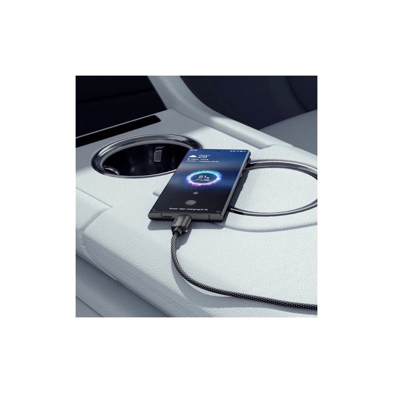 Дата кабель USB 2.0 AM to USB-C 1.0m 100W white Essager (EXC7A-WL02-P)