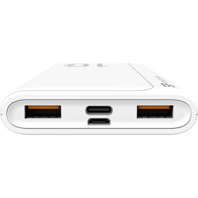 Батарея універсальна Silicon Power 10000mAh QP15 White (SP10KMAPBKQP150W)