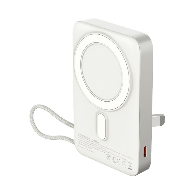 Батарея универсальная Sigma X-power SI10A8QL-MAG silver 10000mAh, Magnetic wireless 15W, charge iWatch, PD+QC, 22,5W max (4827798161012)