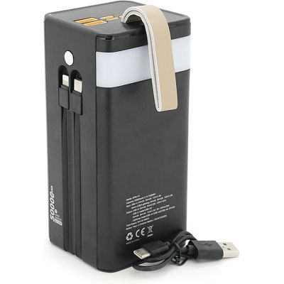 Батарея універсальна 7GO 50000mAh PD/22.5 Solar Black (GPW-01 / 45006)