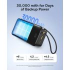 Батарея універсальна Baseus EnerFill FC51 Bipow2 Pro 30000mAh 22,5W build cab.USB-C black (E0028100)
