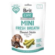 Ласощі для собак Brit Care Mini Treats Fresh Breath для малих порід для зубів і свіжості подиху 7 шт/120 г (8595602578580)