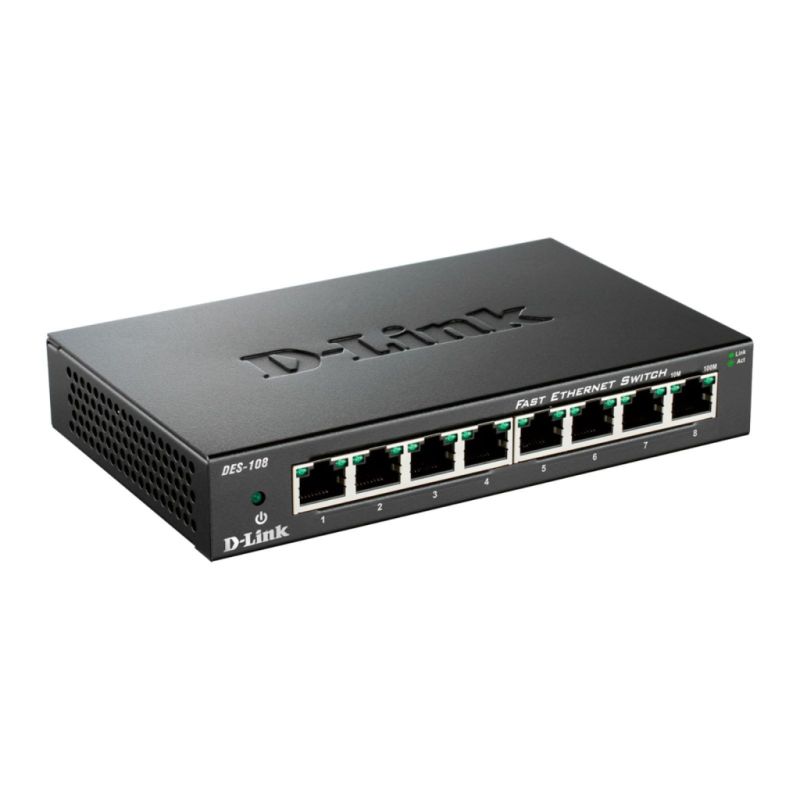 Коммутатор сетевой D-Link (DGS-108)