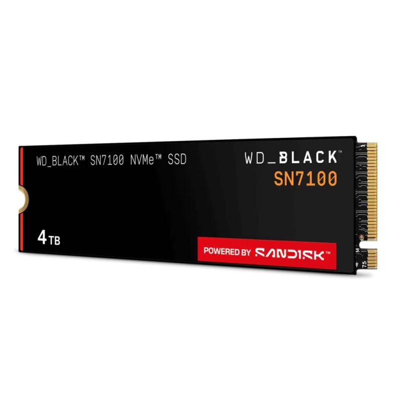 Накопитель SSD M.2 2280 4TB BLACK SN7100 WD (WDS400T4X0E-00CJA0)