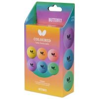Мячик для настольного тенниса Butterfly Coloured Balls 6 шт (7011630440) (931944)