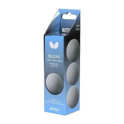 М\'ячик для настільного теніса Butterfly Silent Balls 3 шт (7252550540) (932043)
