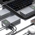 Батарея универсальная Dudao K31Pro 20000mAh 45W PD, QC, with built-in USB-C/Lightning cables (6977196682010)