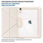 Чехол для планшета BeCover Rugged Origami Transparent Apple iPad 10.9" (2022/2024) / iPad (A16) 2025 11" Beige (714970)