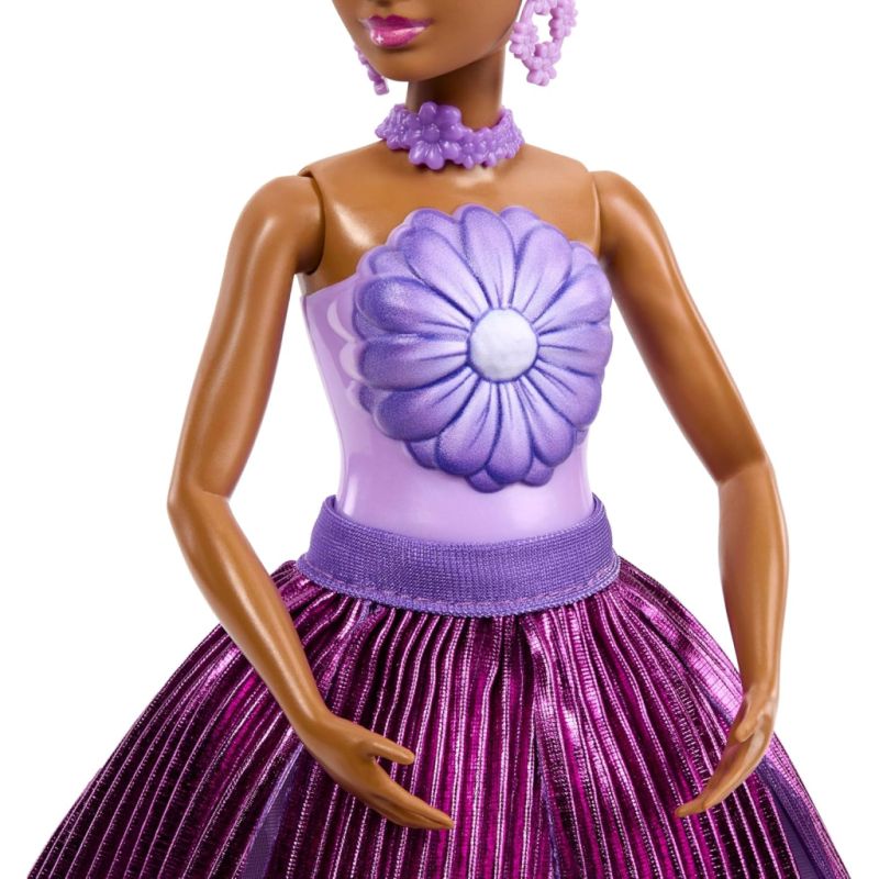 Кукла Barbie Набор-сюрприз с куклой Barbie Petal Pop Фиолетовая маргаритка (JMF58)