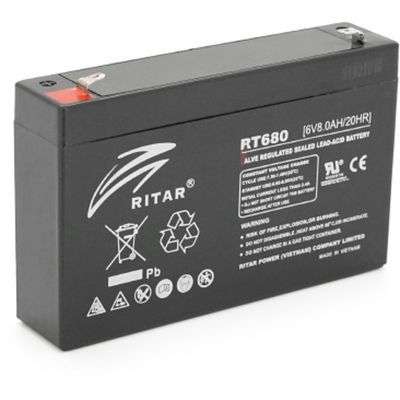 Батарея до ДБЖ Ritar AGM (RT680G), 6V-8Ah (RT680G)