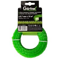 Жилка косильная Gartner "Квадрат крученый" 2,7 мм × 15 м (41427015)