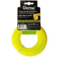 Жилка косильная Gartner "Квадрат" 2,4мм × 15м (41324015)