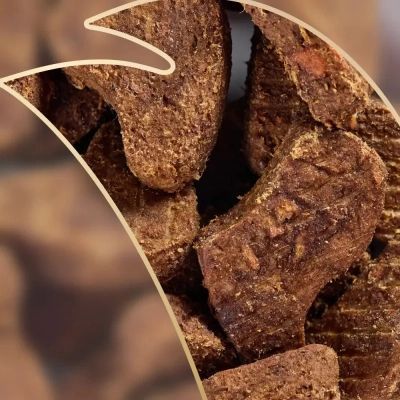 Ласощі для собак Delickcious з індичкою, морквою і яблуком 80 г (4820269147331)