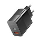 Зарядное устройство 1xUSB-C + 1xUSB 33W Essager (ECTAC-PCB01-P)
