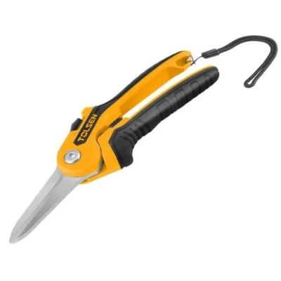 Секатор Tolsen 225 мм прямые лезвия Эрго рукоятки (31037)