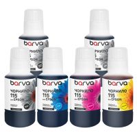 Чернила Barva Epson 115 6x140 мл, secial OneKey, PB/C/M/Y/GY+pigmented BK (E115-140-MP)