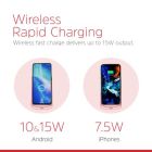Зарядний пристрій Energizer Qi 15W wireless (WCP108) black (WCP108)