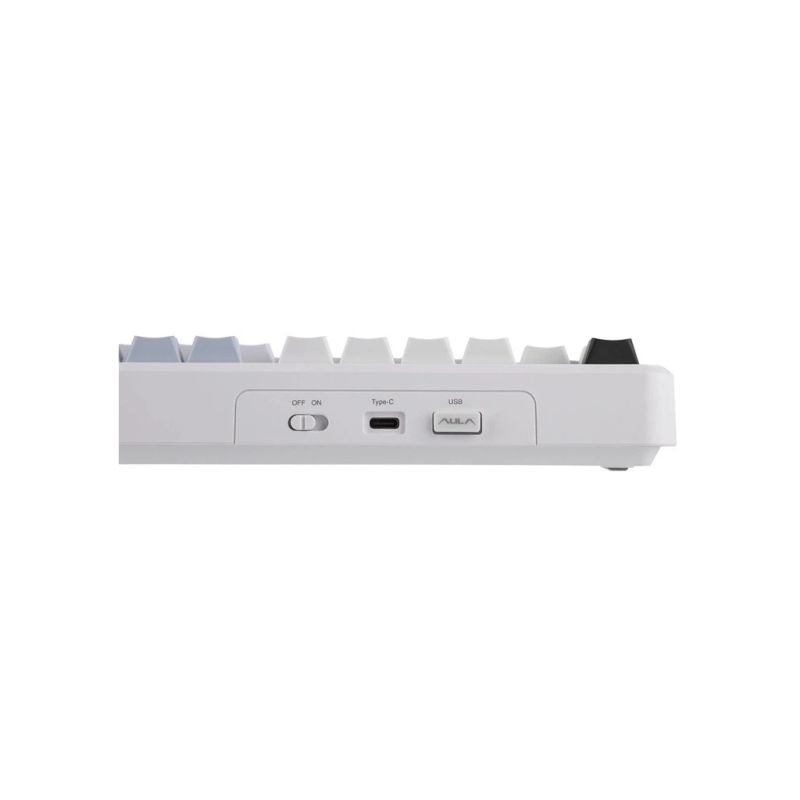 Клавіатура Aula F108 Pro Reaper Switch USB/Bluetooth/2.4G White (6978080501318)