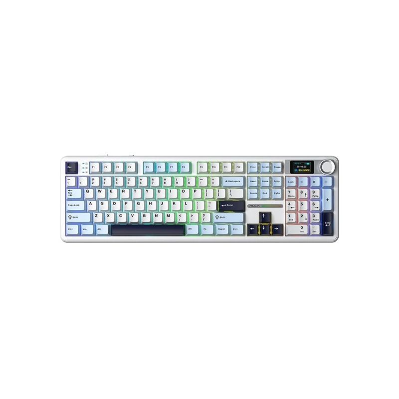 Клавіатура Aula F108 Pro Reaper Switch USB/Bluetooth/2.4G White (6978080501318)