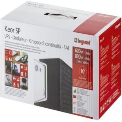 Источник бесперебойного питания Legrand Keor SP 1000VA 600W IEC+ Schuko (310187)