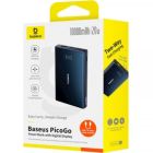 Батарея універсальна Baseus 10000mAh PicoGo 20W PD, QC, USB-A, 2*USB-C, Black (P10076801123-00)