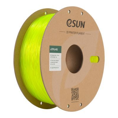 Пластик для 3D-принтера eSUN TPU HIGH SPEED 1,75mm 1kg FLUORES YELLOW (TPU-HS175F-Y1P1)