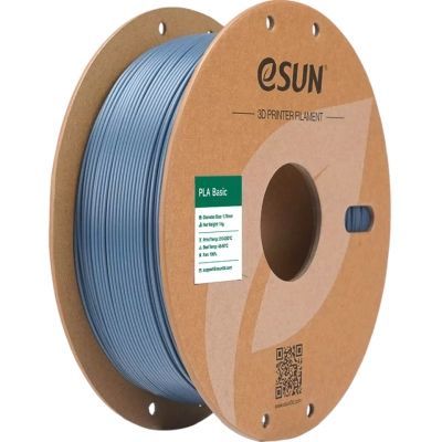 Пластик для 3D-принтера eSUN PLA BASIC 1,75mm 1kg GREY (PLA-BASIC175H1P1)