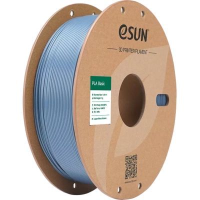Пластик для 3D-принтера eSUN PLA BASIC 1,75mm 1kg LIGHT GREY (PLA-BASIC175Q-H1P1)