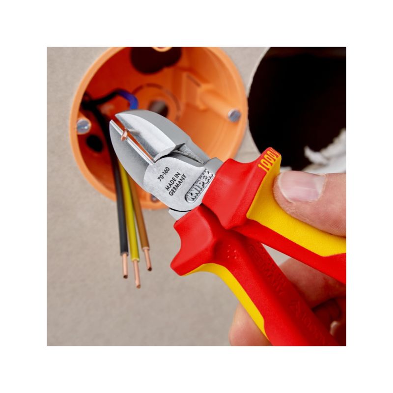 Кусачки KNIPEX боковые (70 06 160)