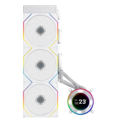 Система рідинного охолодження Lian Li HydroShift II LCD-C 360 FANLESS White (G89.GHS2LCD36W.00)