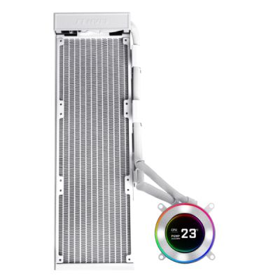 Система рідинного охолодження Lian Li HydroShift II LCD-C 360 FANLESS White (G89.GHS2LCD36W.00)