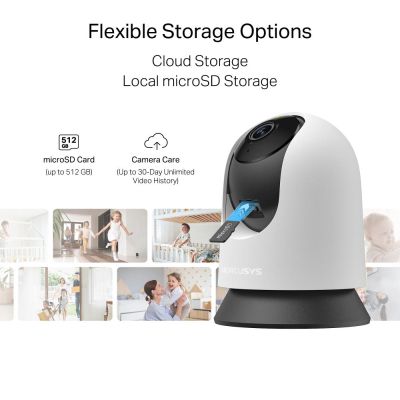 Камера видеонаблюдения Mercusys IP-Камера MERCUSYS (MC200) FHD N300 microSD motion detection (MC200)