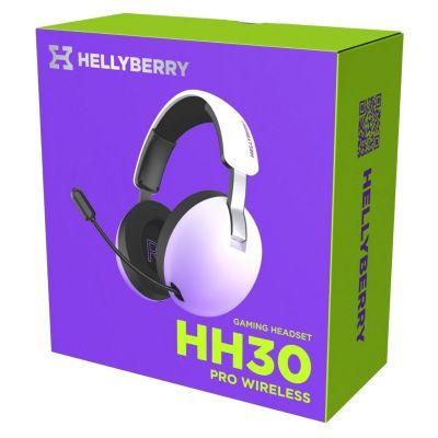 Наушники Hator Hellyberry HH30 PRO Wireless White-Violet (HH30_PRO_wireless_WV)