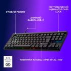 Клавіатура Logitech G515 Rapid TKL Wired USB UA Black (920-013861)