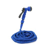 Шланг для поливу Voltronic , 5-15м/50ft, + розпилювач, насадка на кран, Blue, Box (KY-150B)